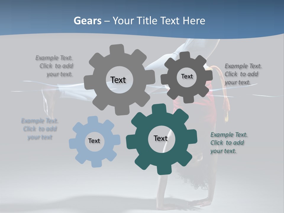 Dance Capoeira American PowerPoint Template