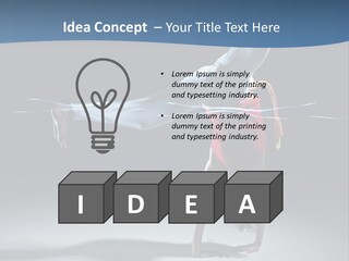 Dance Capoeira American PowerPoint Template