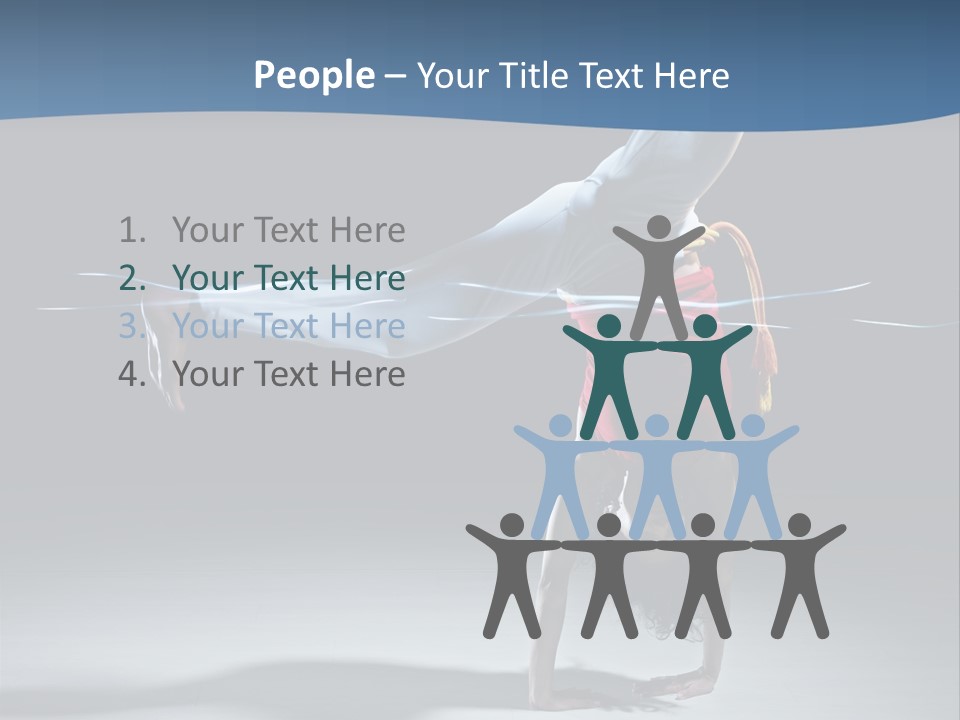 Dance Capoeira American PowerPoint Template