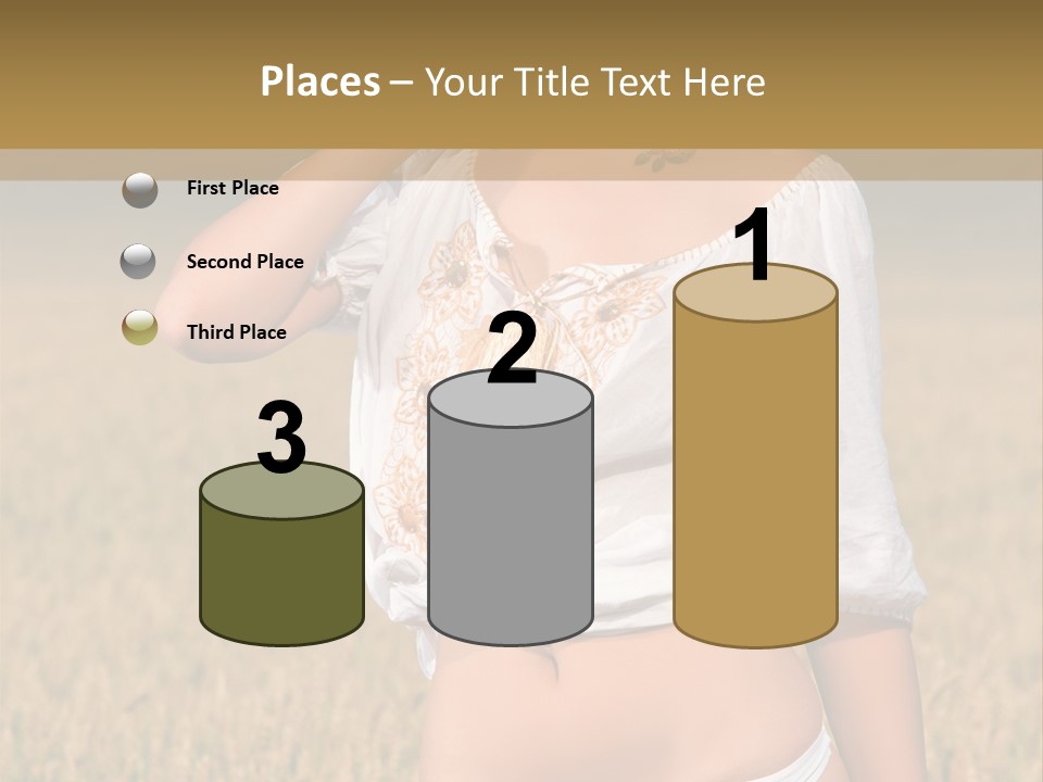 Female Temptation Joy PowerPoint Template