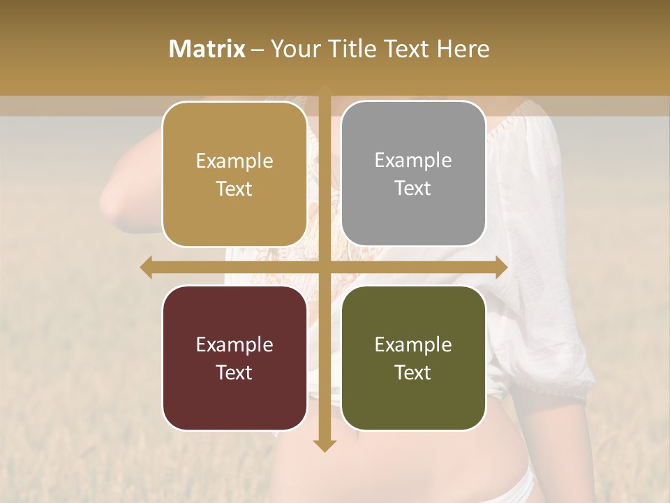 Female Temptation Joy PowerPoint Template