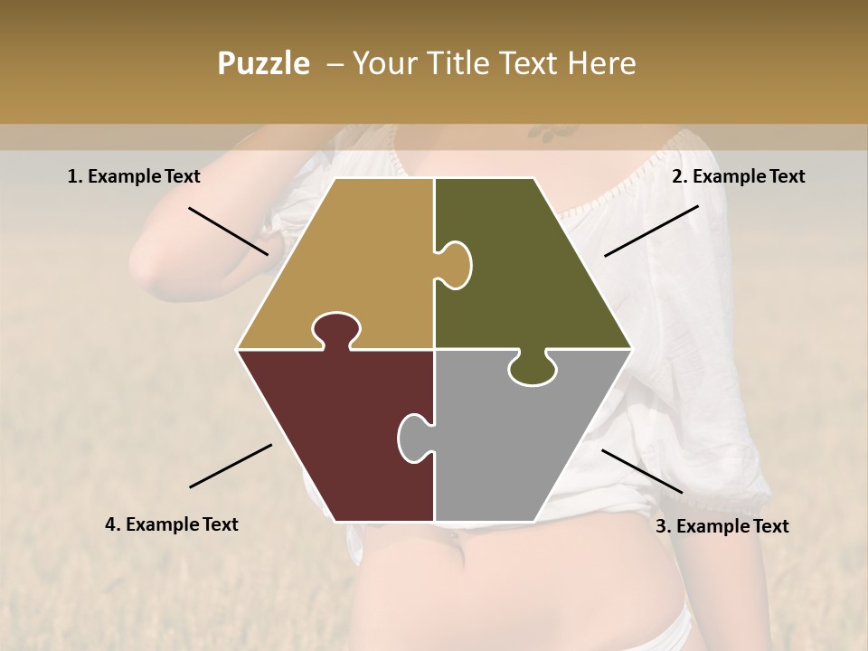 Female Temptation Joy PowerPoint Template