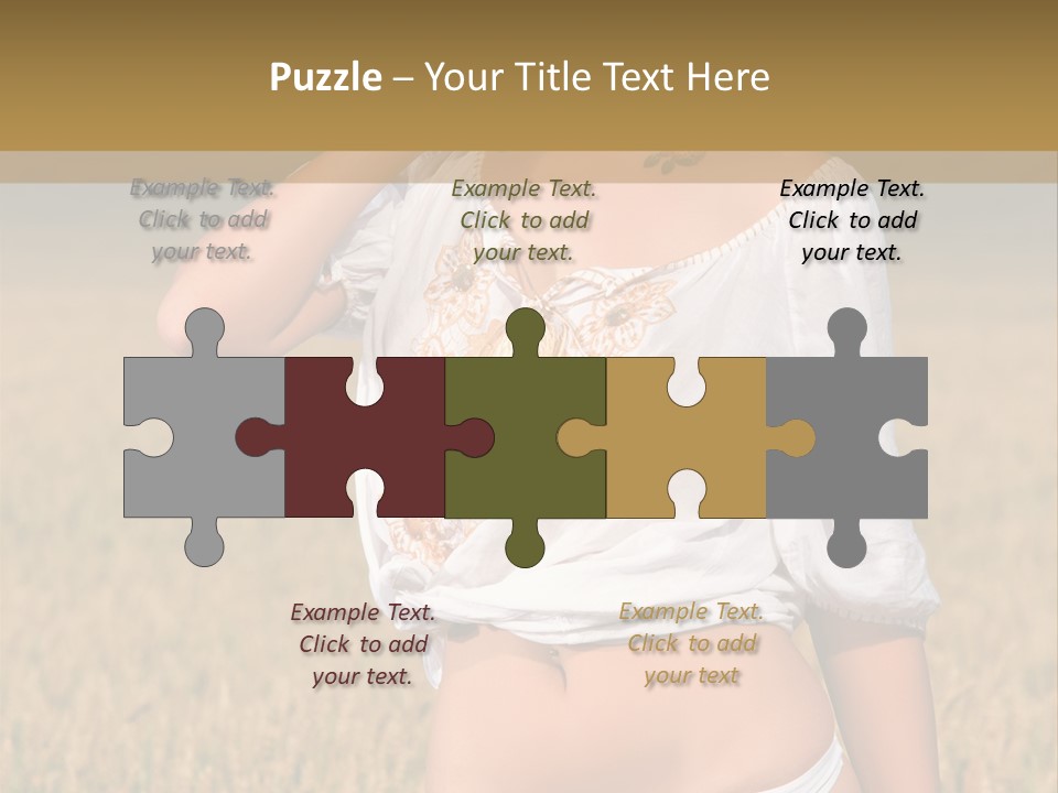 Female Temptation Joy PowerPoint Template