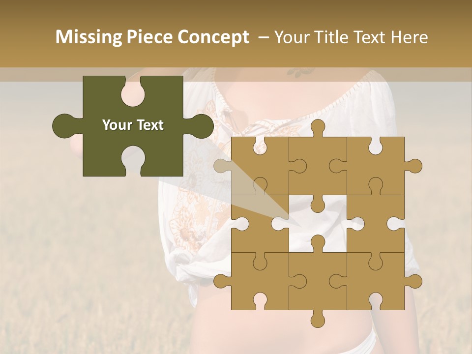 Female Temptation Joy PowerPoint Template