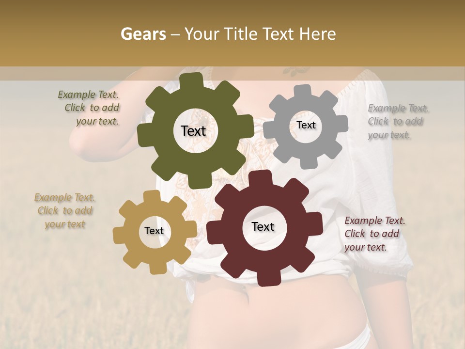 Female Temptation Joy PowerPoint Template