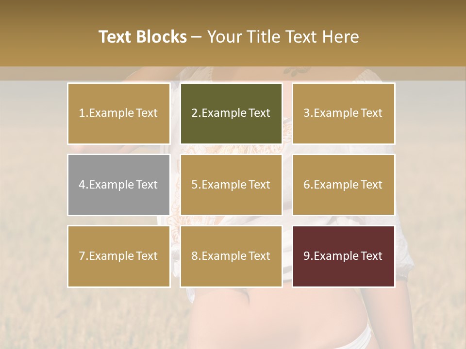 Female Temptation Joy PowerPoint Template