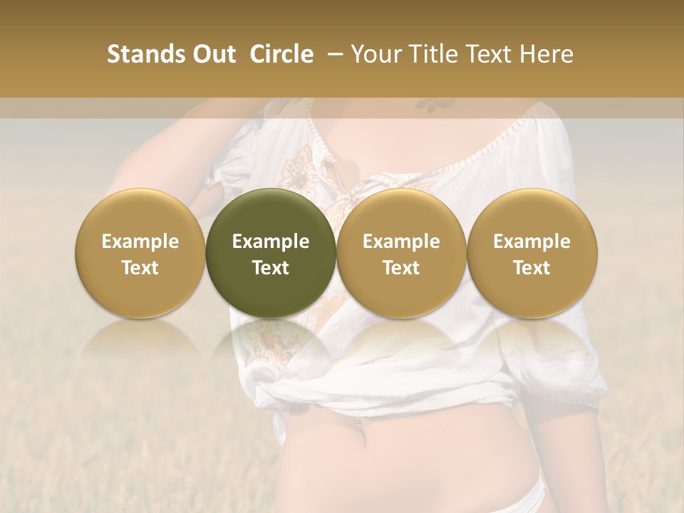 Female Temptation Joy PowerPoint Template