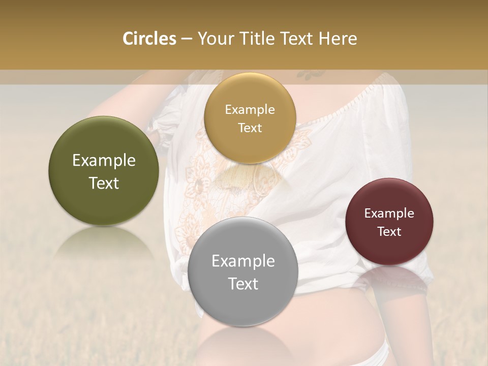 Female Temptation Joy PowerPoint Template