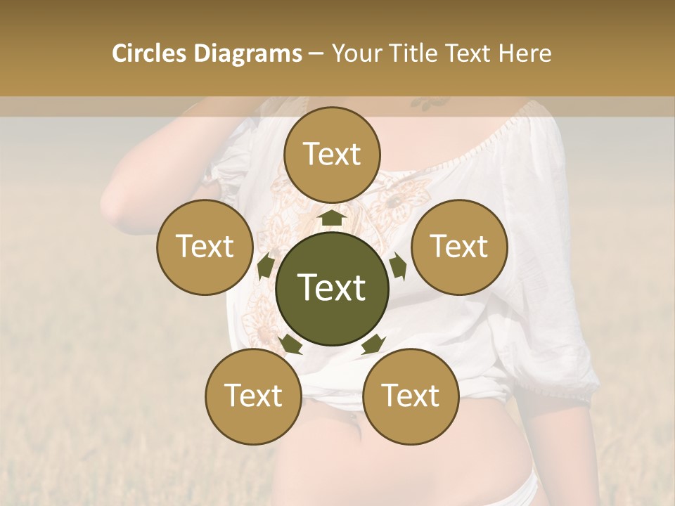 Female Temptation Joy PowerPoint Template