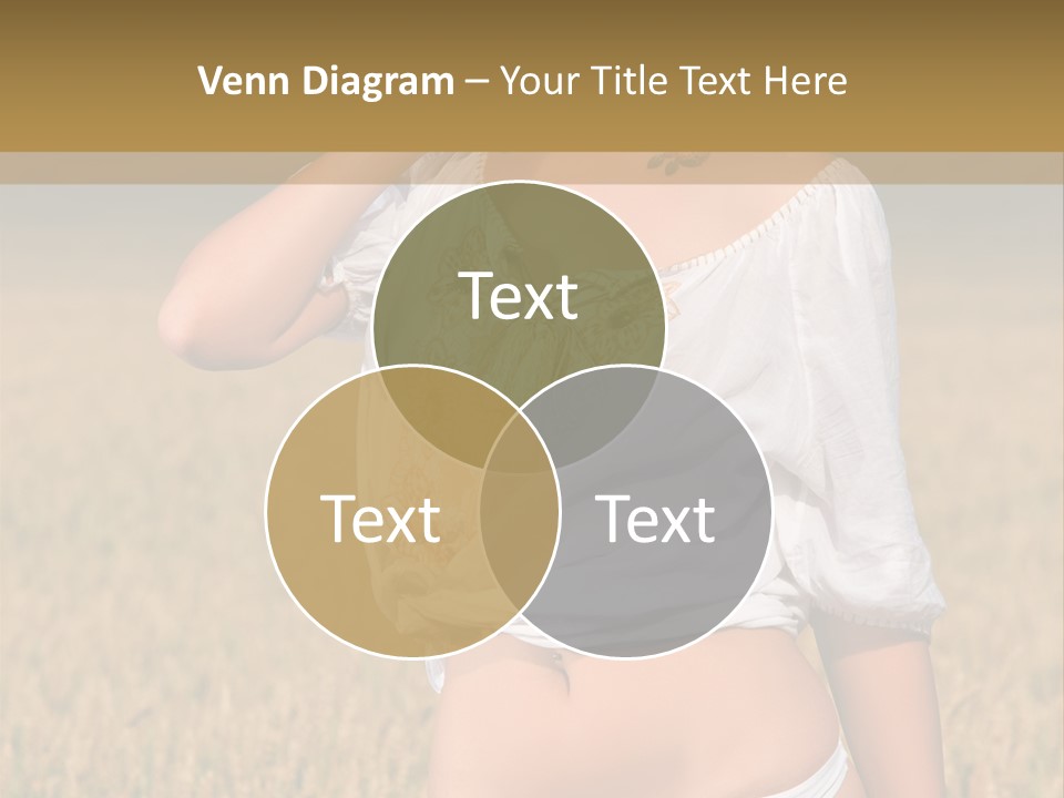 Female Temptation Joy PowerPoint Template