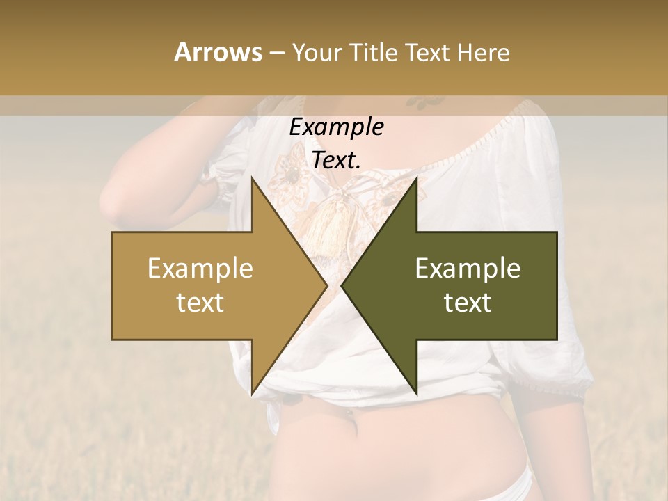 Female Temptation Joy PowerPoint Template