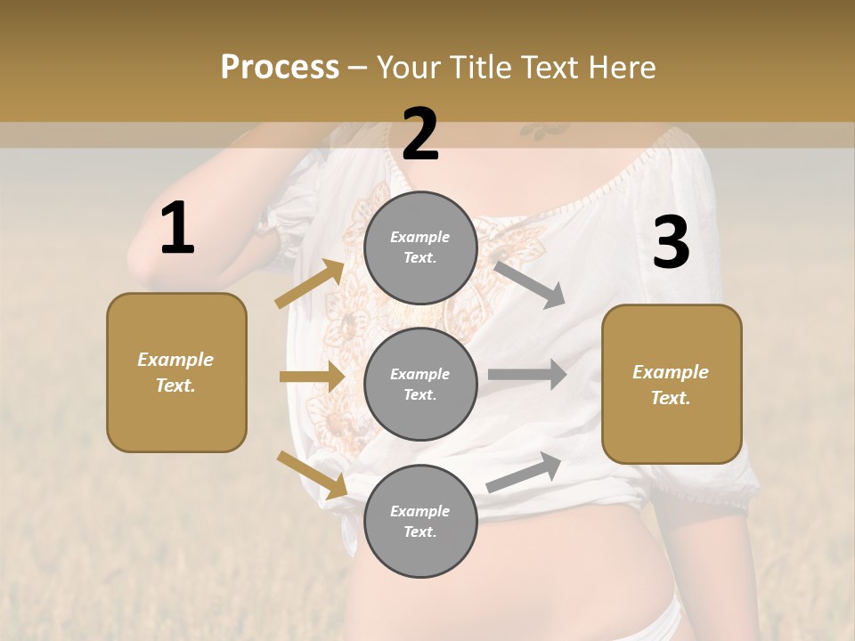 Female Temptation Joy PowerPoint Template