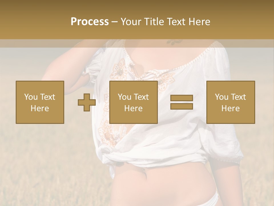 Female Temptation Joy PowerPoint Template