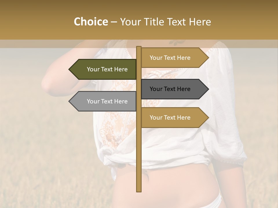 Female Temptation Joy PowerPoint Template