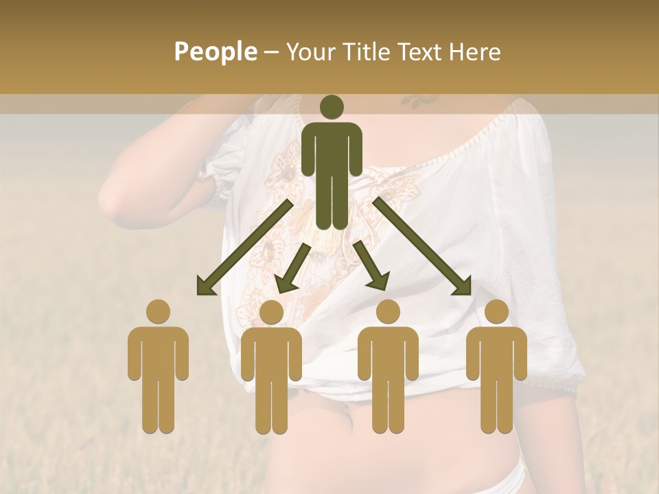 Female Temptation Joy PowerPoint Template