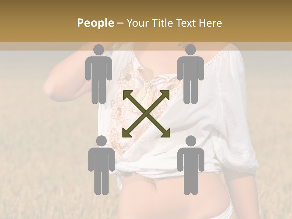 Female Temptation Joy PowerPoint Template