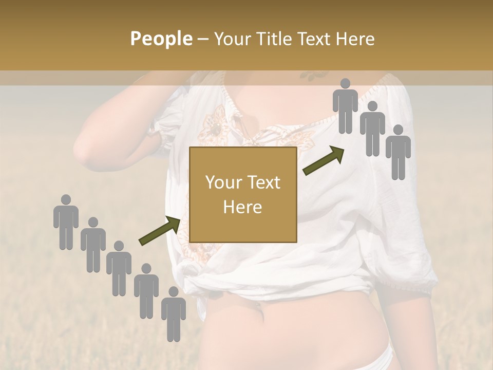 Female Temptation Joy PowerPoint Template