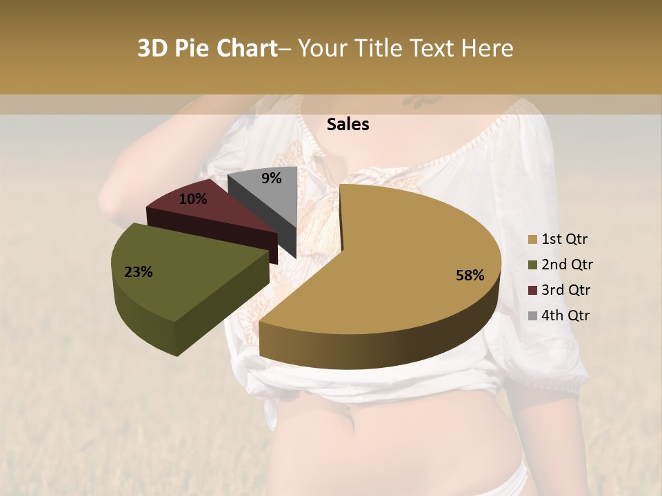 Female Temptation Joy PowerPoint Template