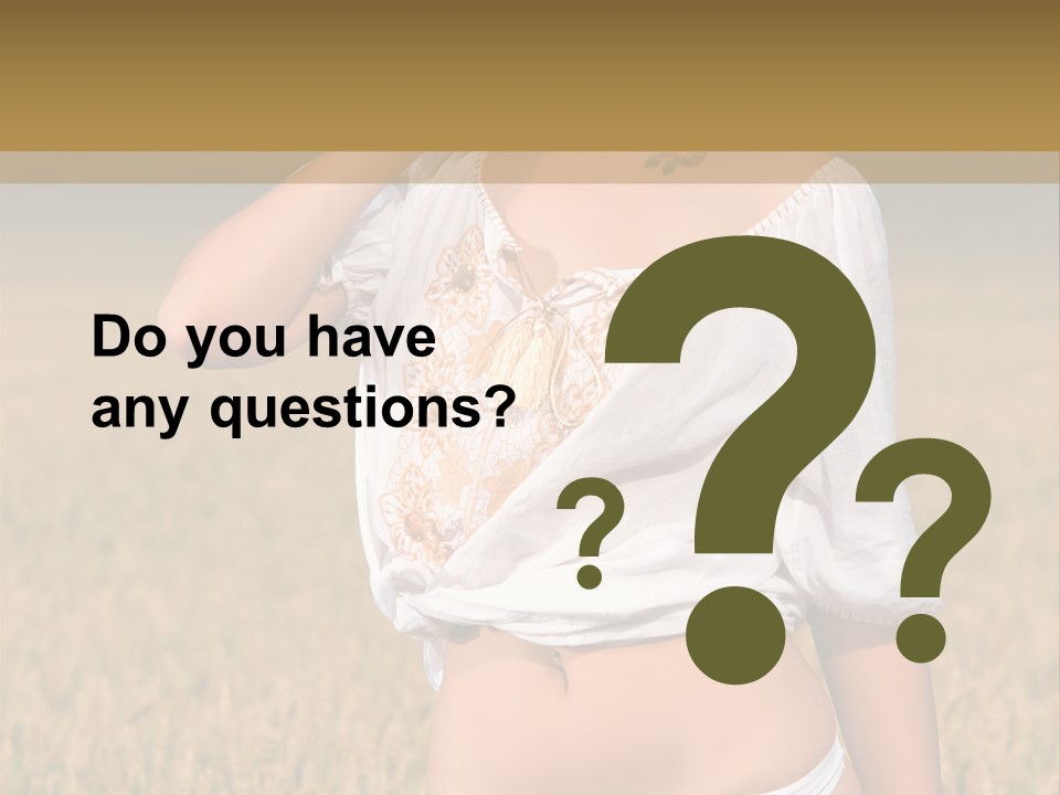 Female Temptation Joy PowerPoint Template