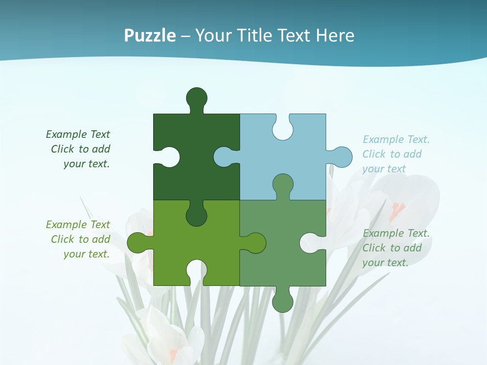 Petal Sunlight Floral PowerPoint Template