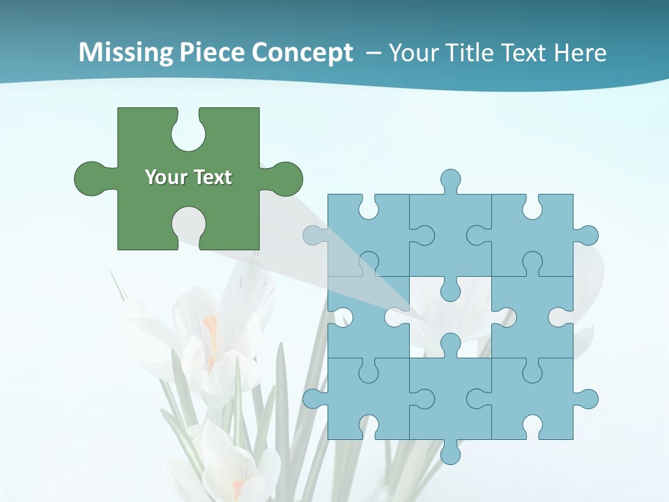 Petal Sunlight Floral PowerPoint Template