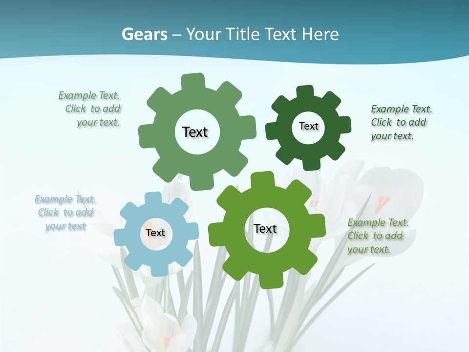 Petal Sunlight Floral PowerPoint Template