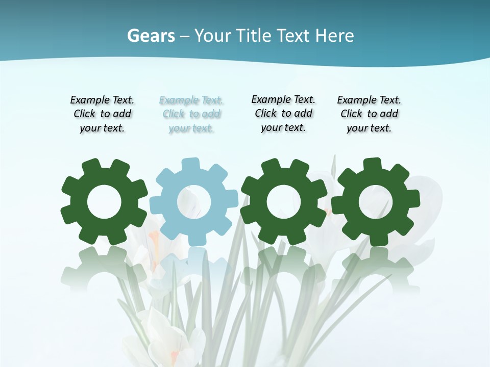 Petal Sunlight Floral PowerPoint Template