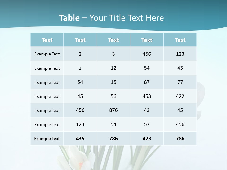 Petal Sunlight Floral PowerPoint Template