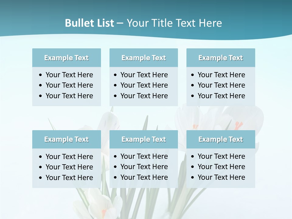 Petal Sunlight Floral PowerPoint Template