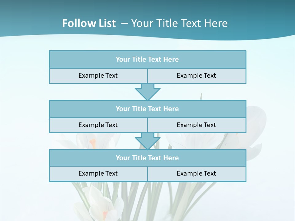 Petal Sunlight Floral PowerPoint Template