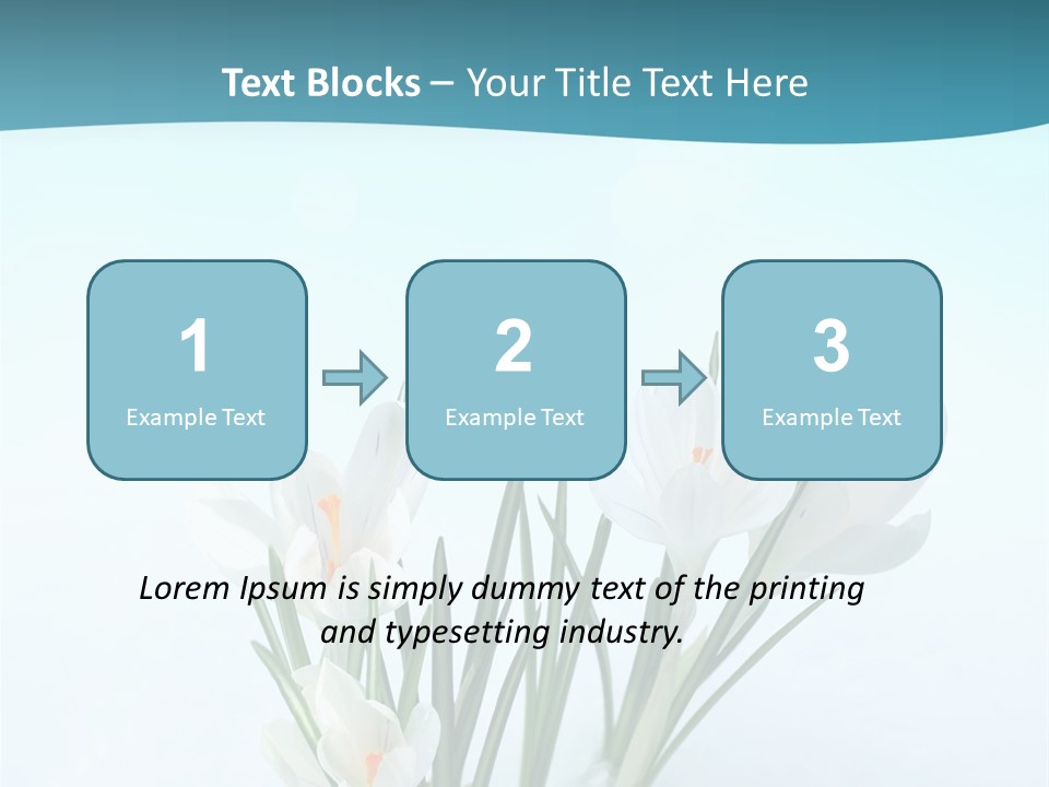 Petal Sunlight Floral PowerPoint Template