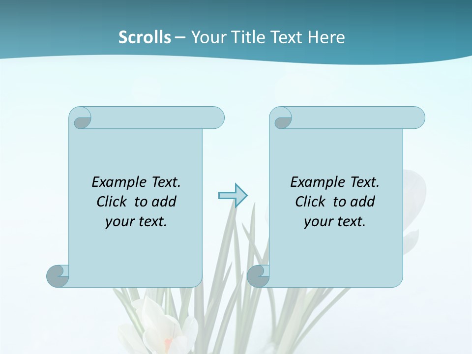 Petal Sunlight Floral PowerPoint Template