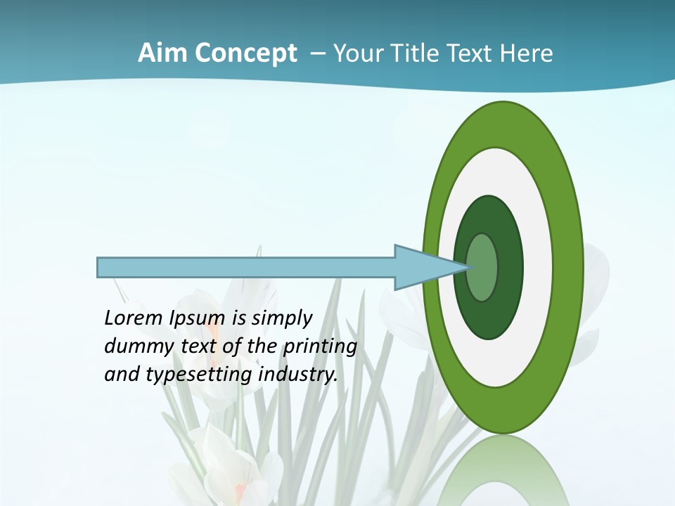 Petal Sunlight Floral PowerPoint Template