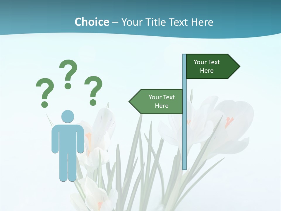 Petal Sunlight Floral PowerPoint Template