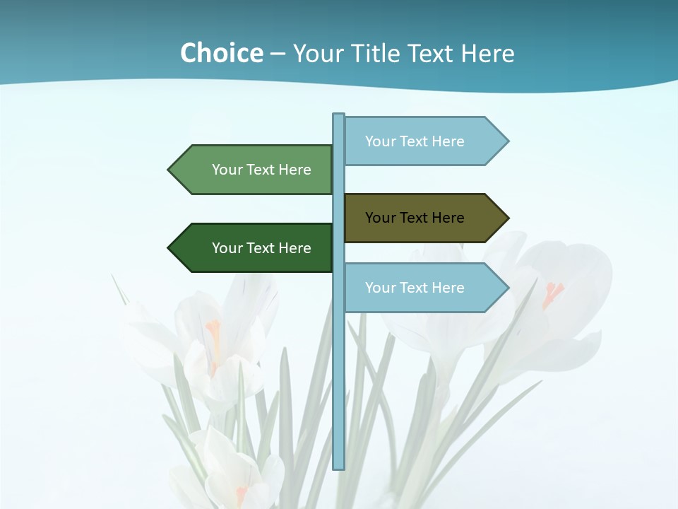 Petal Sunlight Floral PowerPoint Template