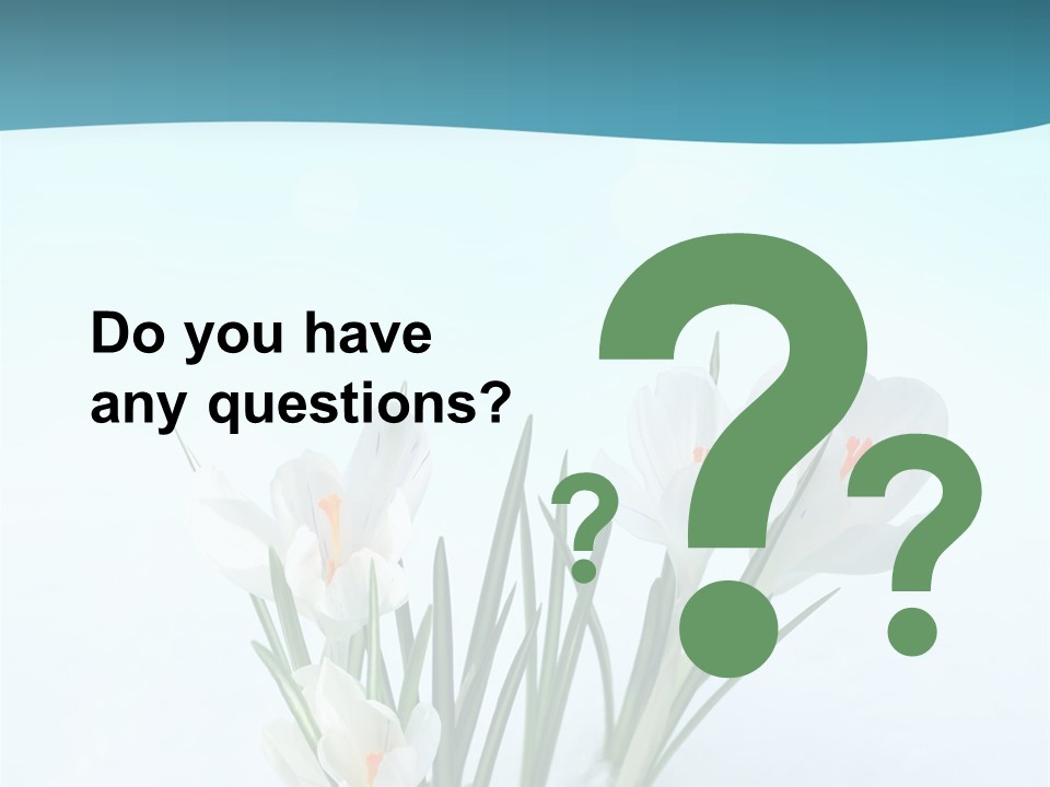 Petal Sunlight Floral PowerPoint Template