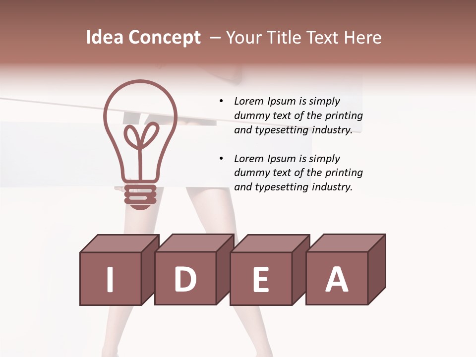 Smile Advert Beautiful PowerPoint Template