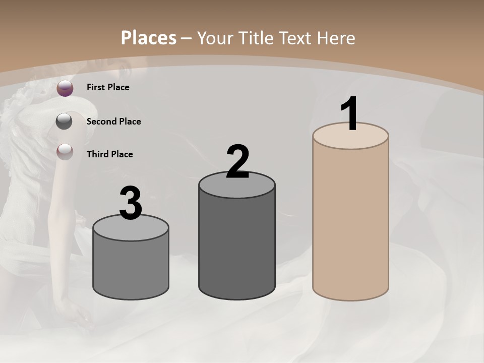 Seduce Young Hair PowerPoint Template