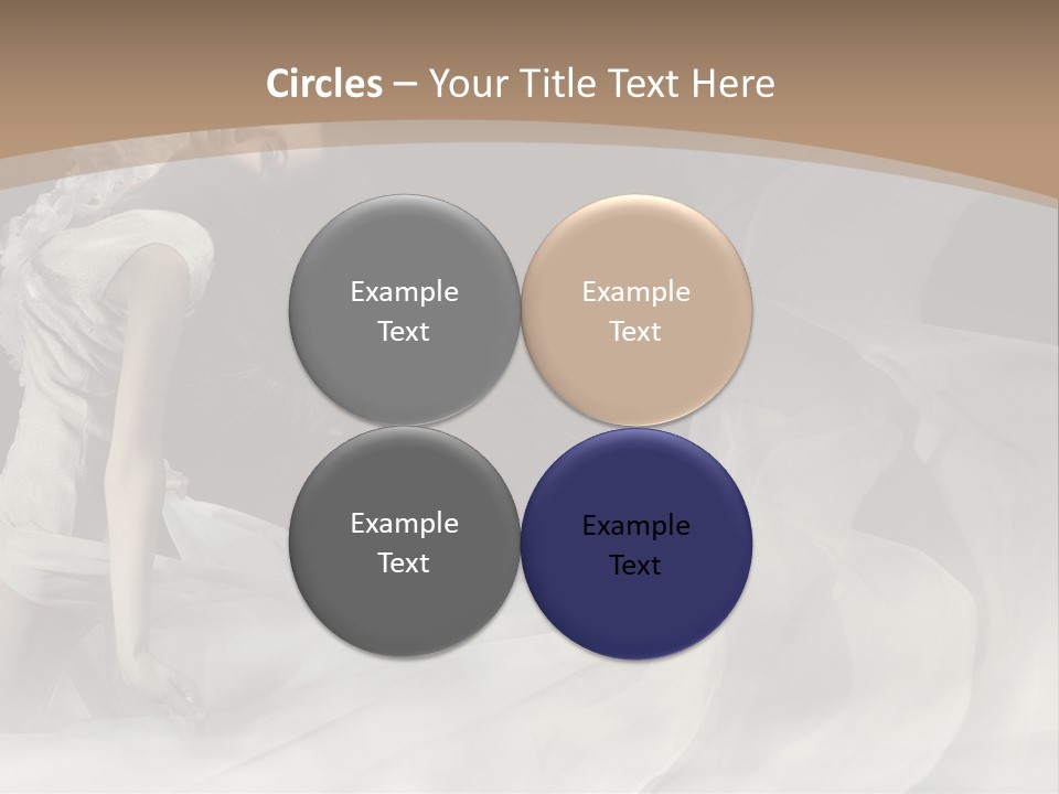 Seduce Young Hair PowerPoint Template