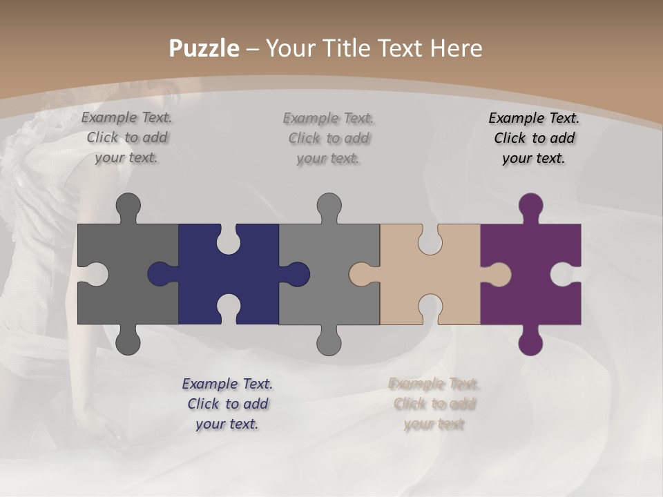 Seduce Young Hair PowerPoint Template