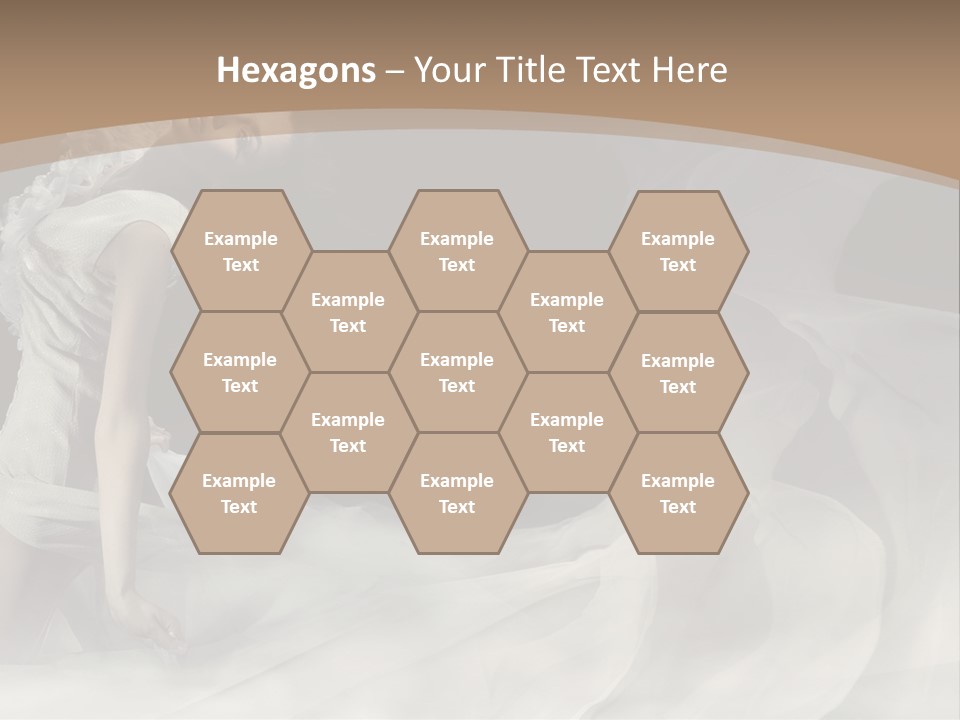 Seduce Young Hair PowerPoint Template