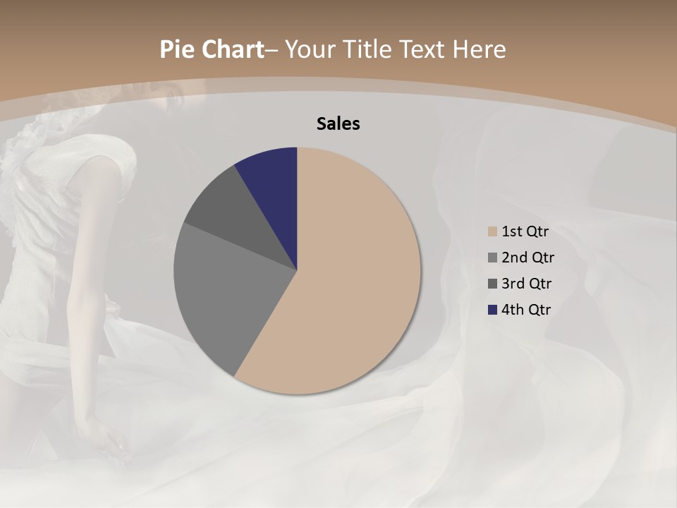 Seduce Young Hair PowerPoint Template