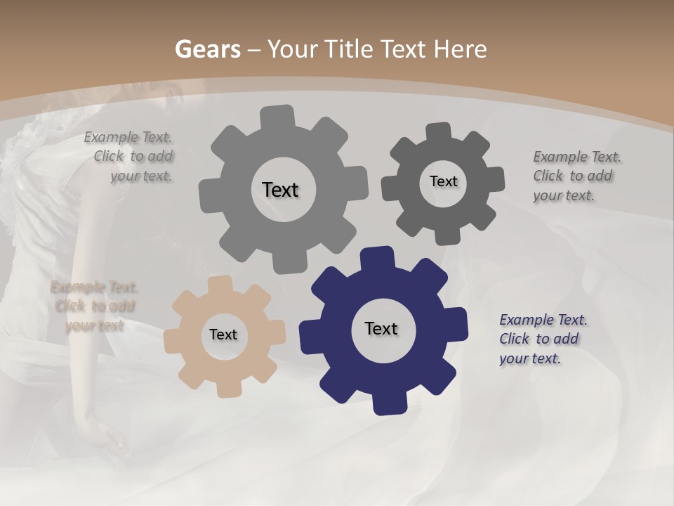 Seduce Young Hair PowerPoint Template