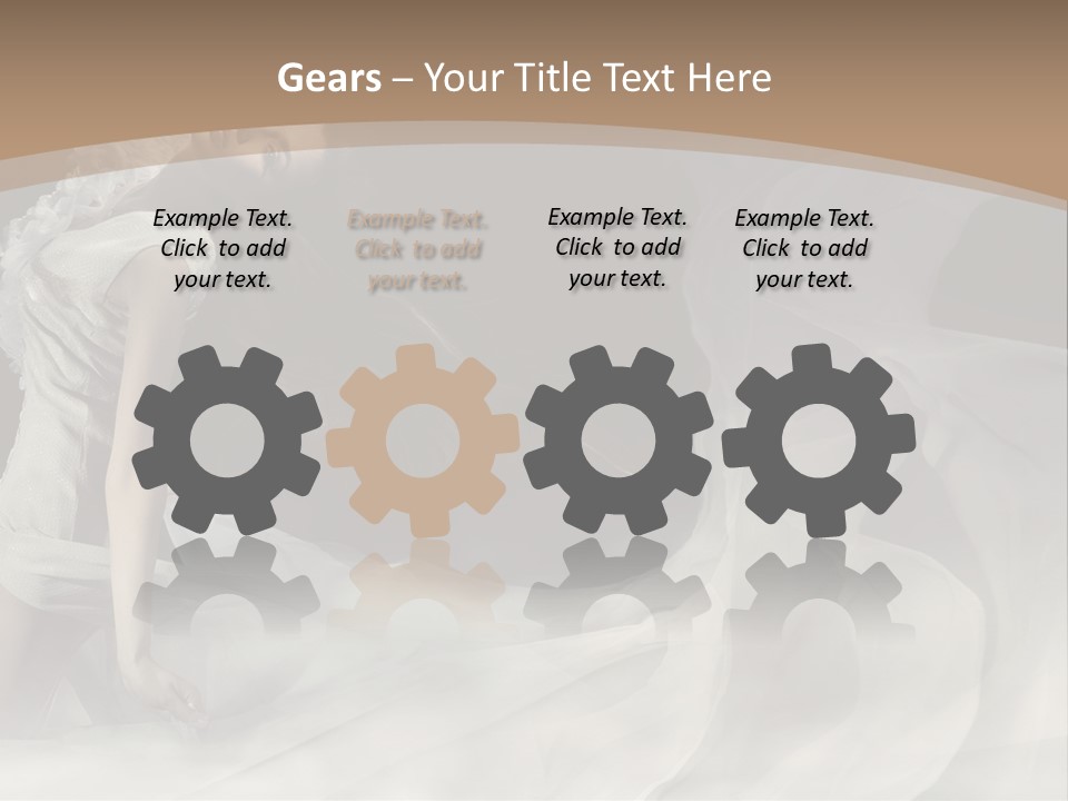 Seduce Young Hair PowerPoint Template