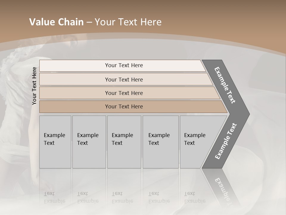 Seduce Young Hair PowerPoint Template