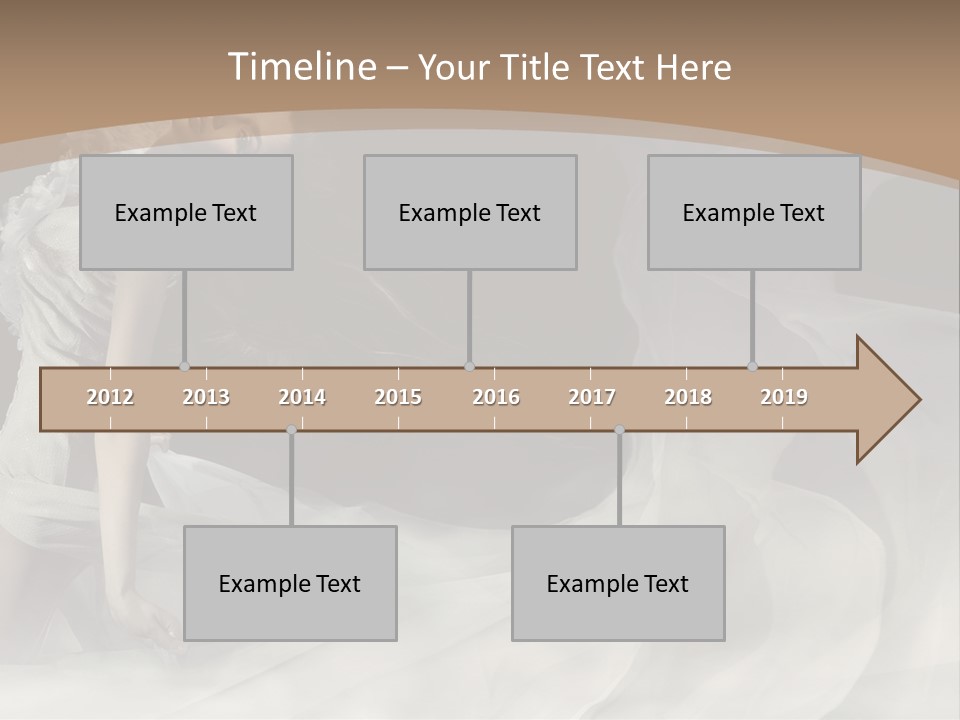 Seduce Young Hair PowerPoint Template