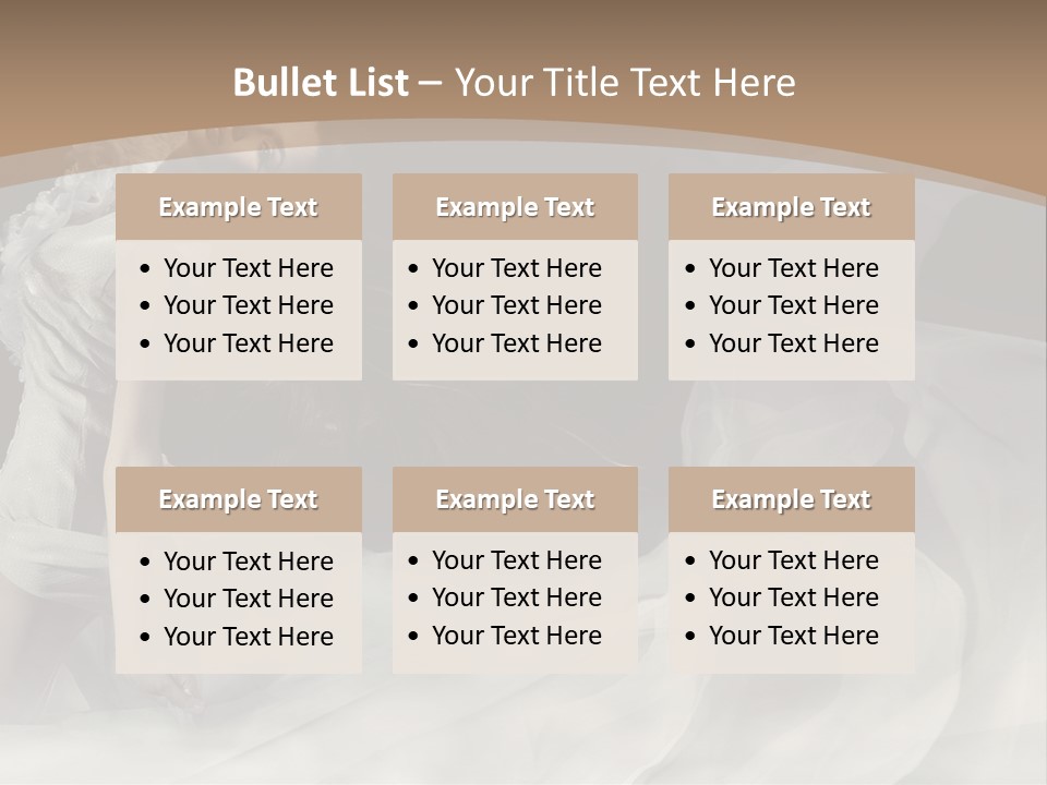 Seduce Young Hair PowerPoint Template
