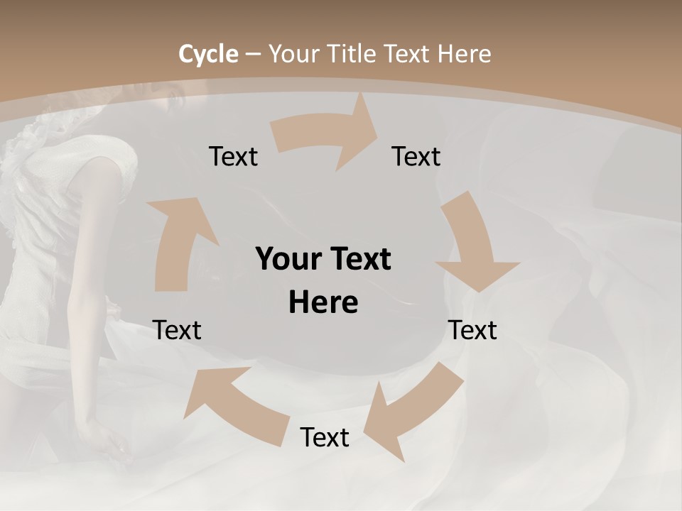 Seduce Young Hair PowerPoint Template