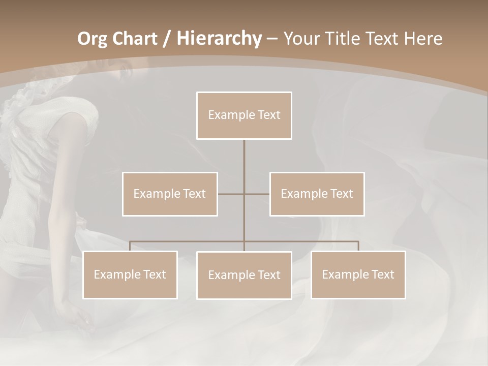 Seduce Young Hair PowerPoint Template