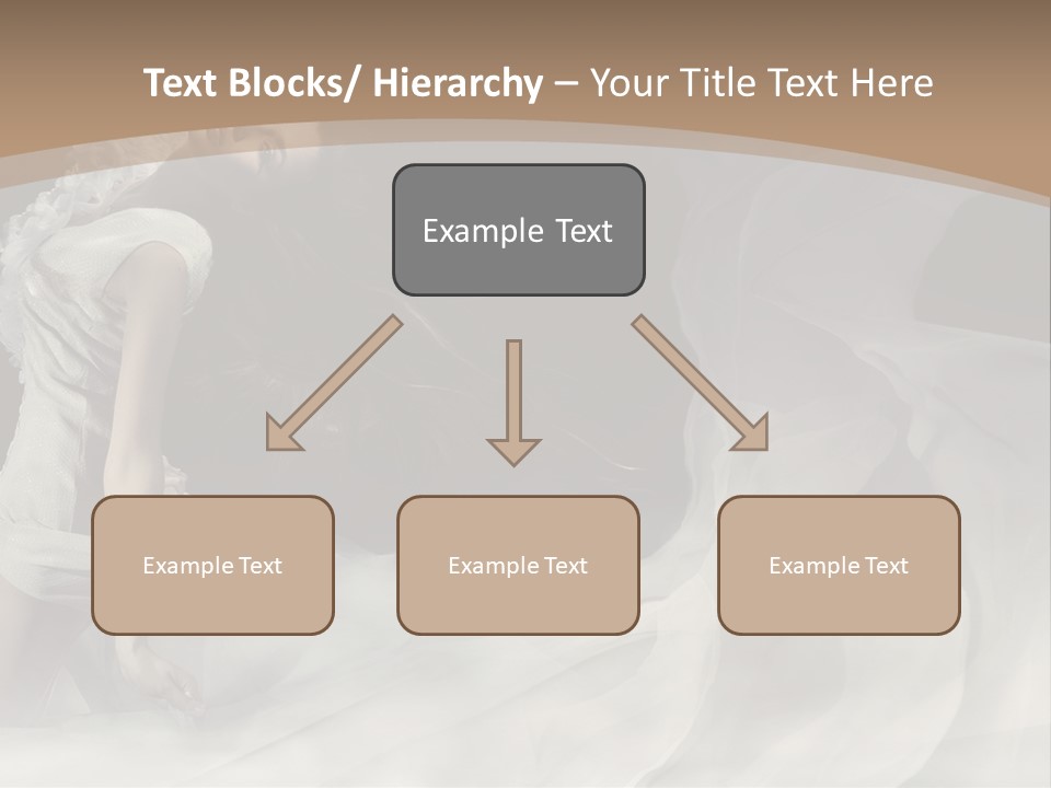 Seduce Young Hair PowerPoint Template